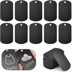 IntiMeg 30 placas de identificación para perros y gatos - 30 unidades