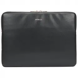 Mobilis Pure Sleeve Funda Negro/Rosa para Portátil 12.5"-14"