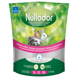 Nullodor arena de sílice para gatitos y roedores - 3 l (1,5 kg)