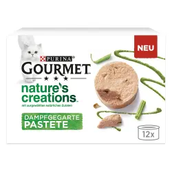 Purina Gourmet Nature's Creations Mousse 24 x 85 g - Pollo y zanahorias