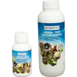 ROVETPHARMA Herba Top Antihelmintic Control Natural de Parásitos Internos para Gallinas y Conejos - 1 l