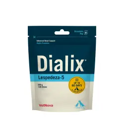 VetNova DIALIX® Lespedeza 5 | Soporte renal | Perros y gatos | 120 chews - 120