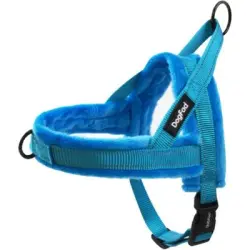 ZooVenture Arnés de felpa para perros: reflectante, cálido y ajustable - Azul - Talla M