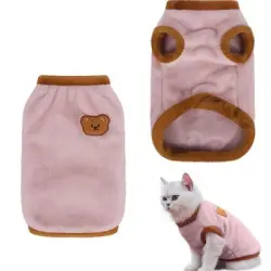 ZooVenture Jersey rosa con estampado de gato, busto 40 cm - Rosa, busto 40 cm