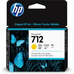 HP 712 Cartucho de Tinta Original Amarillo