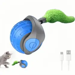 IntiMeg Pelota interactiva para gatos y perros - 360° - Verde