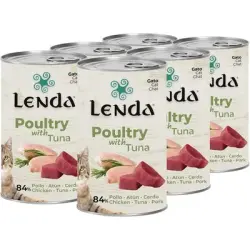Lenda Paté para Gatos Aves de Corral y Atún - 6 x 400 g