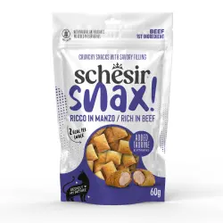 Schesir Snax! Ternera Snacks para gato - 60 g