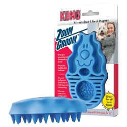 Cepillo Kong Zoom Groom Perros Azul