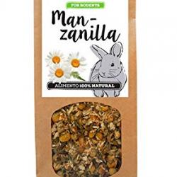 Complemento alimenticio para roedores Cominter Veggie Toppings Manzanilla 45 gr