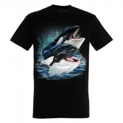Camiseta Orcas color Negro