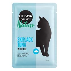 Cosma Nature 6 x 50 g en bolsitas - Atún skipjack