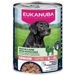 Eukanuba Senior rico en cordero con patata - 6 x 400 g