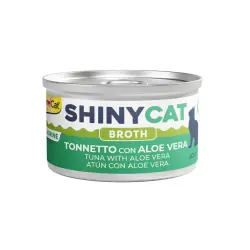 GimCat Atún y Aloe Vera caldo en lata para gatos - 70 g