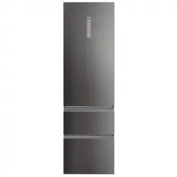 Haier 3D 60 Serie 5 HTW5620CNMP Frigorífico Combi 3 Puertas No Frost C Acero Inoxidable