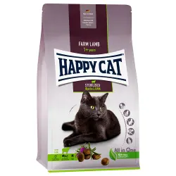 Happy Cat Sterilised Adult con cordero de pasto - 10 kg