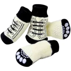HausPets Calcetines antideslizantes de algodón perros gatos otoño invierno - Artículo 1