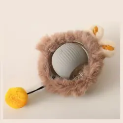 IntiMeg  eléctrico de peluche con forma de gato - Gris
