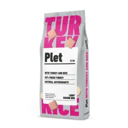 Plet Light Senior Pienso para Perros con Pavo y Arroz, 3 Kg
