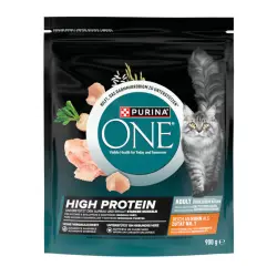 Purina ONE Pienso High Protein esterilizado Pollo para gatos 900 g