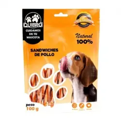 Quibro Sandwiches de Pollo Snack Natural para Perros, 1 x 100 gr