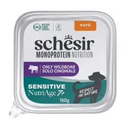 Schesir Monoprotein Tarrina Jabalí paté para perros - 150 g