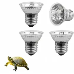 ZooVenture Bombilla de calor UVA UVB E27 para reptiles, tortugas y lagartos - 50W