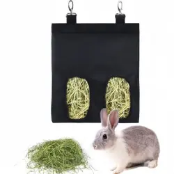 ZooVenture Comedero de heno para conejos, cobayas y animales pequeños - Pequeño