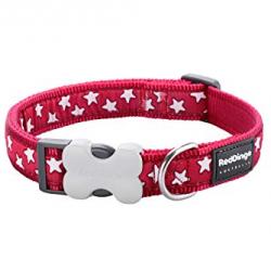 Collar para perros Stars Rojo L