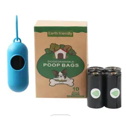 Fpets Bolsa Biodegradable para Excrementos y portabolsas