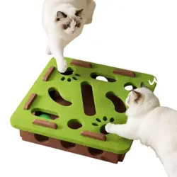 FurryFusion Caja de laberinto de fieltro para gatos - Artículo 1