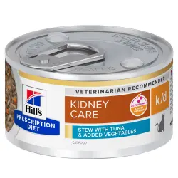 Hill's Prescription Diet k/d Kidney Care Ragout atún y verduras - 24 x 82 g