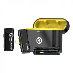 Hollyland Lark C1 Duo Sistema de Audio Inalámbrico para Dos Personas para iPhone Negro