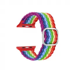 Ksix Love Correa Intercambiable, Compatible Con Series Urban Mini Y Apple Watch 38/40/41mm, Arco Iris