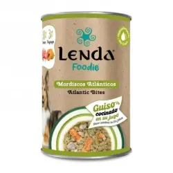 Lenda Mordiscos Atlanticos Comida Húmeda para Perros con Pescado, 12x400gr