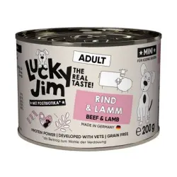 Lucky Jim MINI Adult 6 x 200 g - Vacuno y cordero