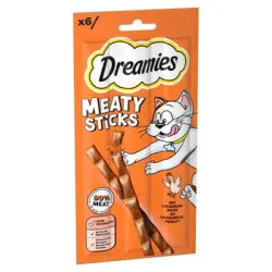 Palitos de carne Dreamies Catisfactions - Pollo (6 x 5 g)