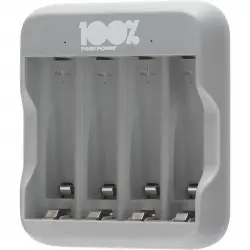Peakpower U413 Cargador USB de 2 Canales para Pilas Recargables