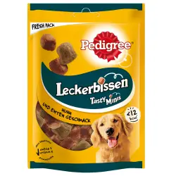 Pedigree Tasty Bites snacks de vacuno para perros -  Chewy Cubes con pollo 130 g