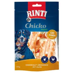 RINTI Chicko Maxi Chew Sticks snacks para perros grandes - Pollo 150 g