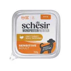 Schesir Monoprotein Tarrina Pavo paté para perros - 150 g