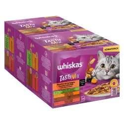 Whiskas Tasty Mix 48 x 85 g Pack Mixto en bolsitas - Colección Country en Salsa