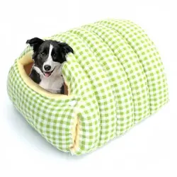 ZooVenture Cama verde cerrada para gatos y perros - Verde 48*30*20cm