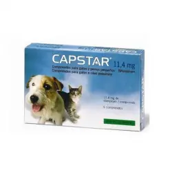 Capstar 11.4 mg para gatos y perros pequeños