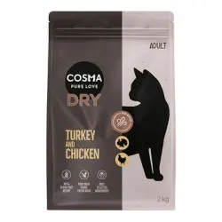 Cosma Air-Dried pavo y pollo pienso para gatos  - 2 kg
