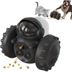 FurryFusion  dispensador de comida para perros y gatos - Negro