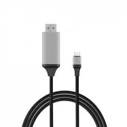 PcCom Essential Cable USB-C a HDMI 4K 1.8 m Negro