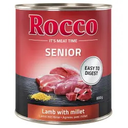 Rocco Senior 6 x 800 g - Cordero y mijo