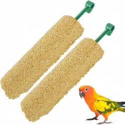 ZooVenture Palos tratados para periquitos, 2 unidades - Mijo dorado