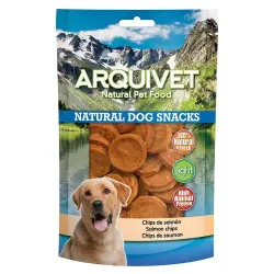 Arquivet Snack Natural para Perros Chips de Salmón 110 GR